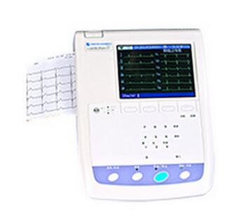 带分析功能的6道打印中档心电图机 ECG-1250C/P 