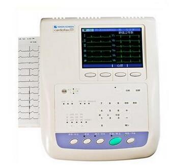 进口原装十二道<font color=red>自动分析心电图机</font>ECG-1350P