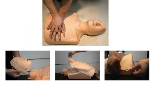 可调式成人与儿童心肺复苏模拟人KAS/CPR185+